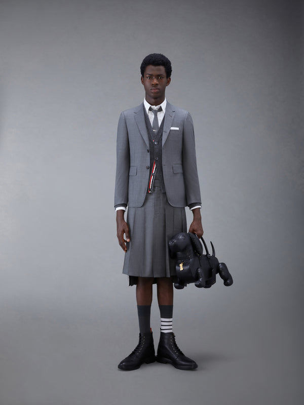 TWILL CLASSIC MIDI PLEATED SKIRT - image 4