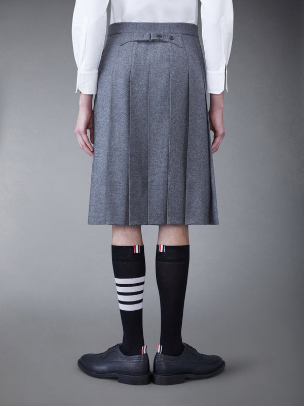 WOOL FLANNEL 2003 CLASSIC BACKSTRAP PLEATED SKIRT - image 3