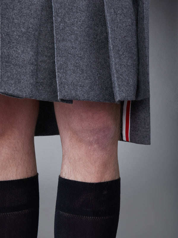 WOOL FLANNEL 2003 CLASSIC BACKSTRAP PLEATED SKIRT - image 6