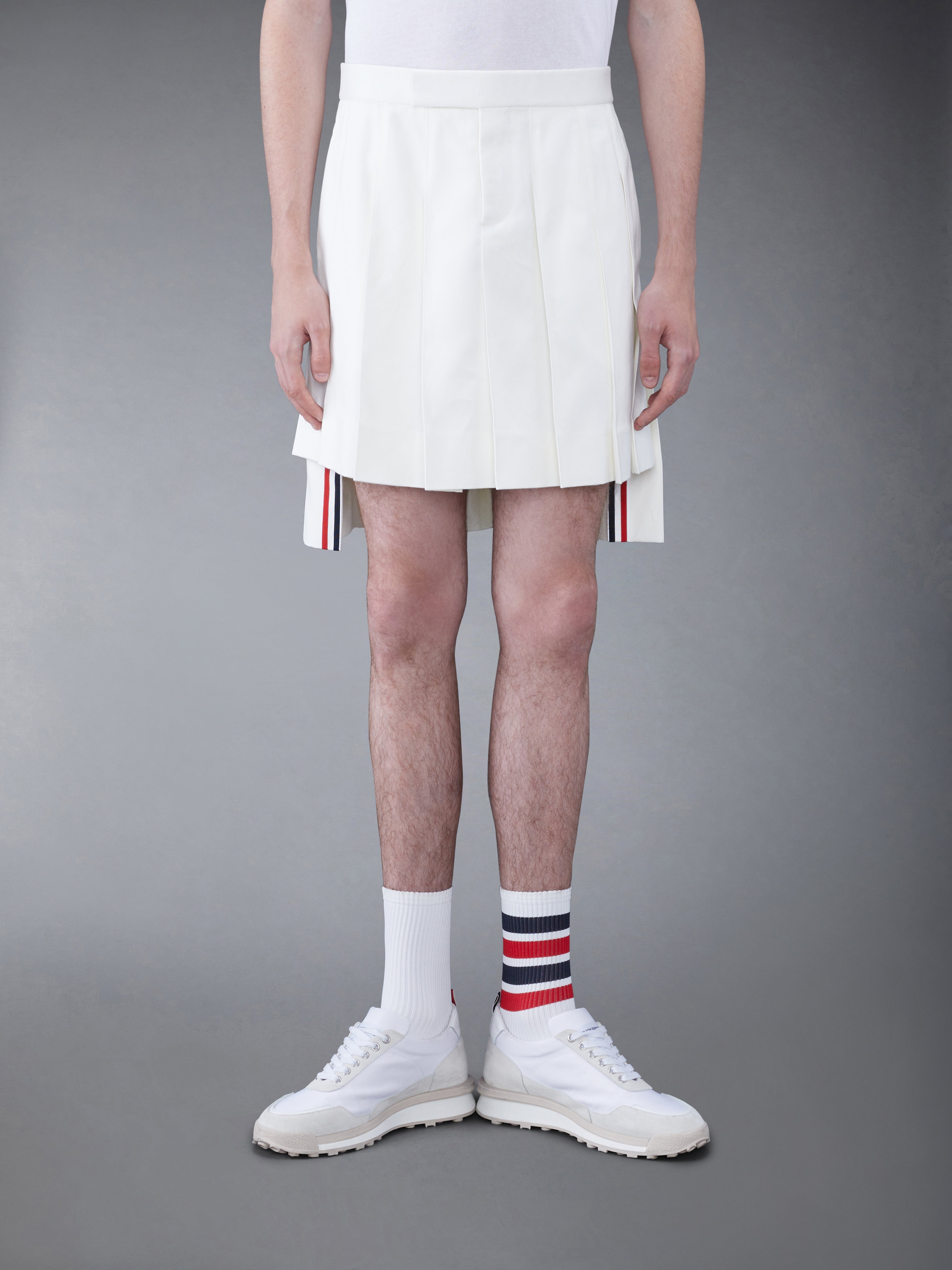 【BAON】Palm Pleated Midi Skirt BYELLOWTAIL-MaxiStarQuiltDress