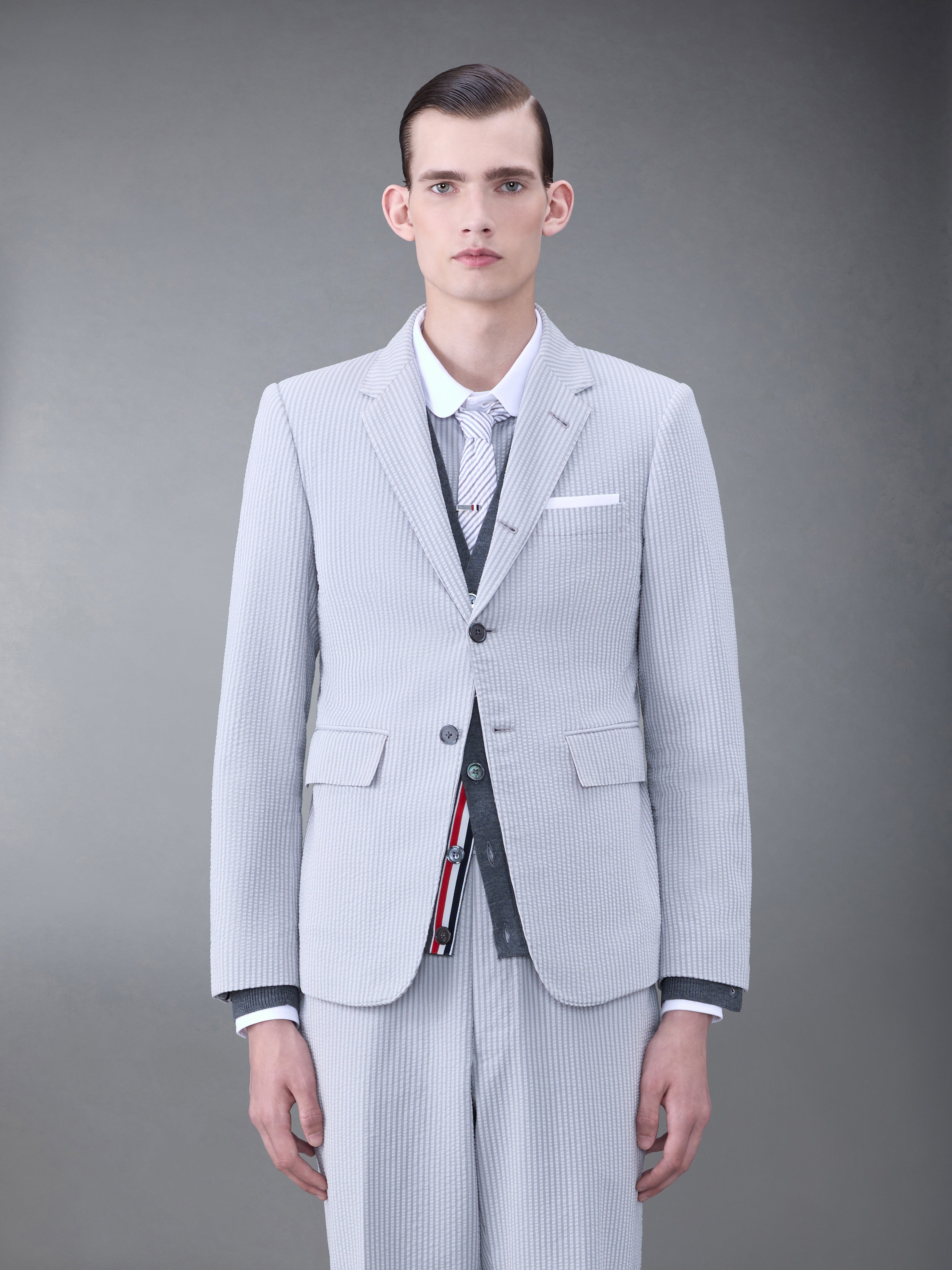Classic Seersucker Sport Coat Thom Browne - Main Image