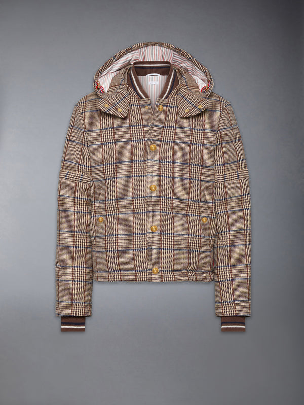 HUNTING TWEED 4-BAR DOWN FILL BOMBER JACKET - featured image