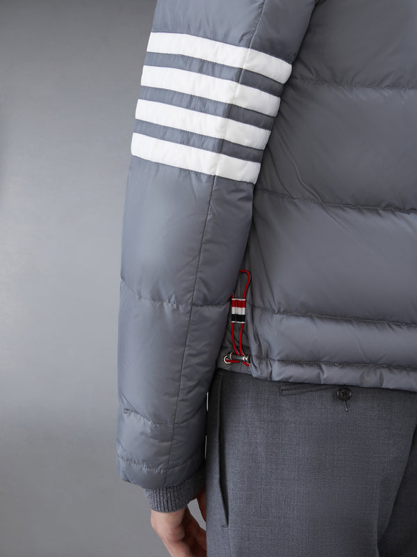 MATTE FINISH NYLON DOWN FILL 4-BAR DETACHABLE HOOD BOMBER - image 7