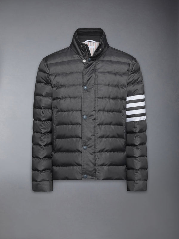 SHINY RIPSTOP LIGHTWEIGHT DOWN FILLED 4-BAR JACKET - featured image