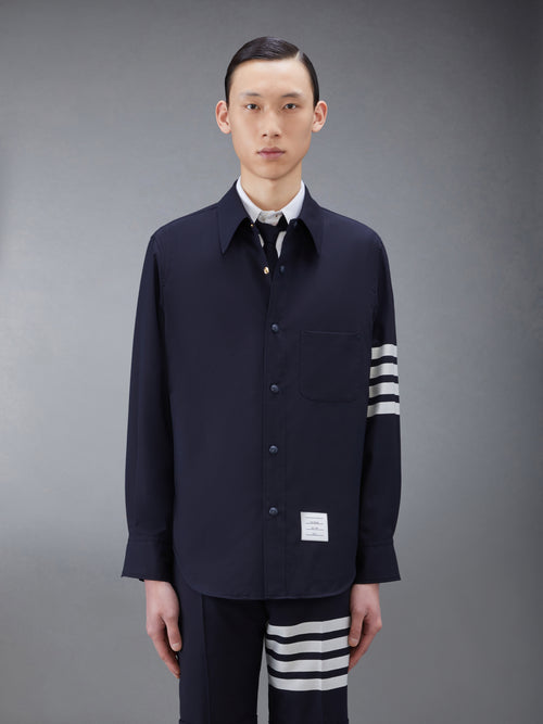 Plain Weave 4 Bar Shirt Jacket | Thom Browne