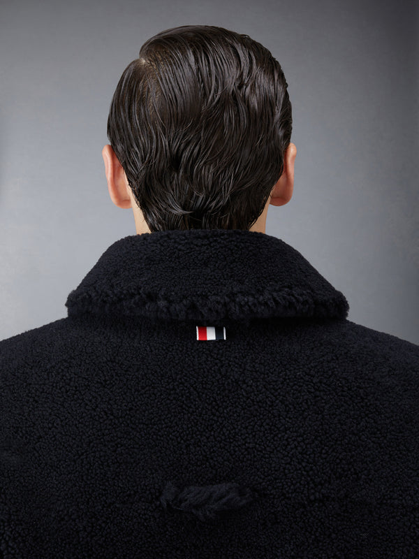 SHEARLING 4-BAR OVERSIZED SHIRT JACKET - image 5