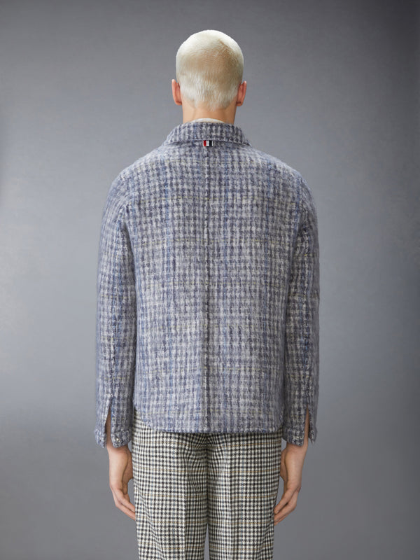 GUNCLUB CHECK HAIRY MOHAIR UTILITY JACKET - image 2