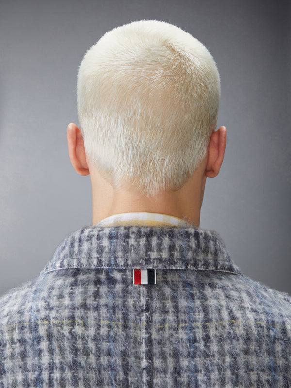GUNCLUB CHECK HAIRY MOHAIR UTILITY JACKET - image 4
