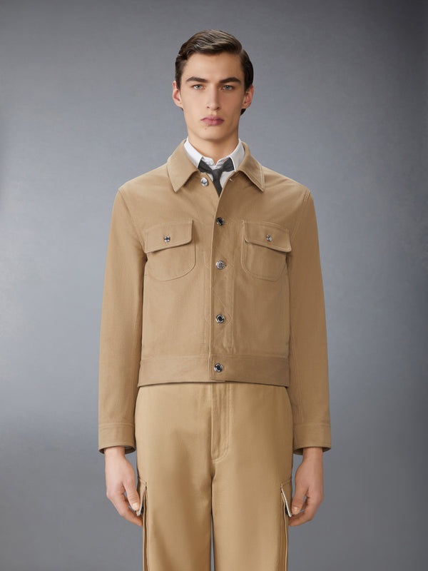 DENIM UTILITY JACKET - image 1