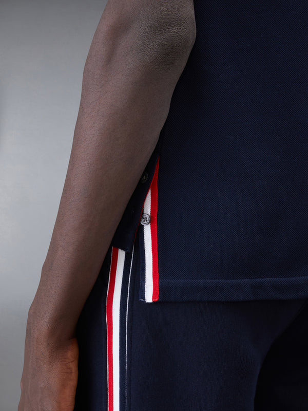 CLASSIC PIQUE STRIPE RELAXED POLO - image 5
