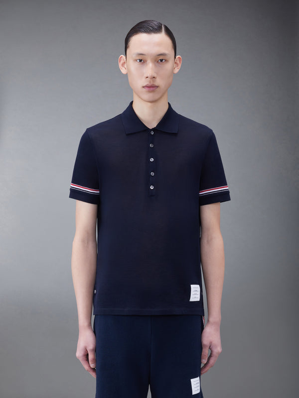 LIGHTWEIGHT COTTON SHORT SLEEVE POLO - featured image