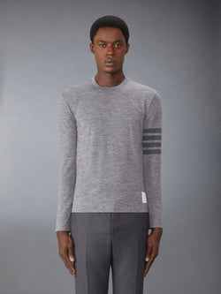 Wool Jersey 4-Bar Long Sleeve Tee