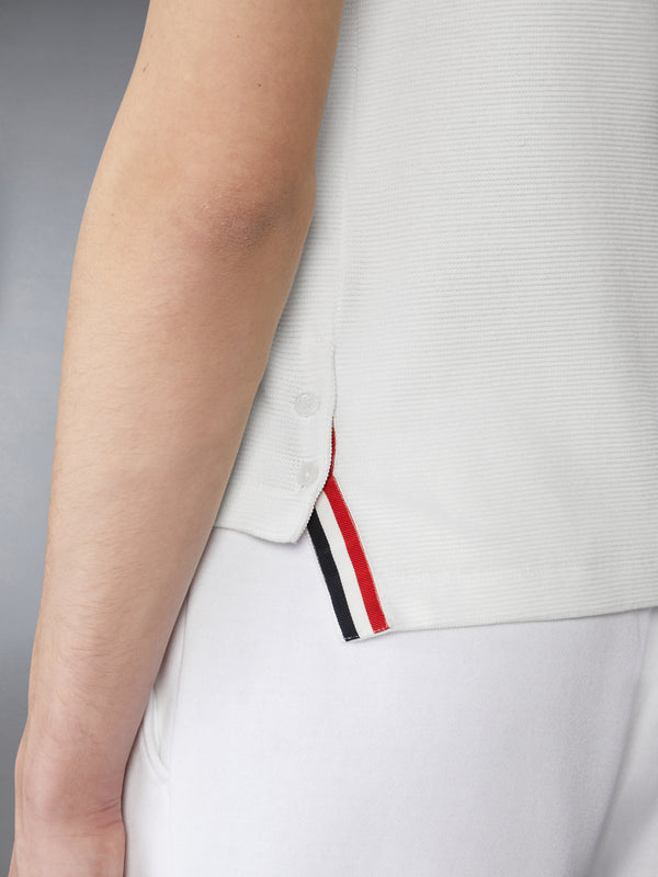 COTTON WAFFLE RIB CUFF TEE - image 4