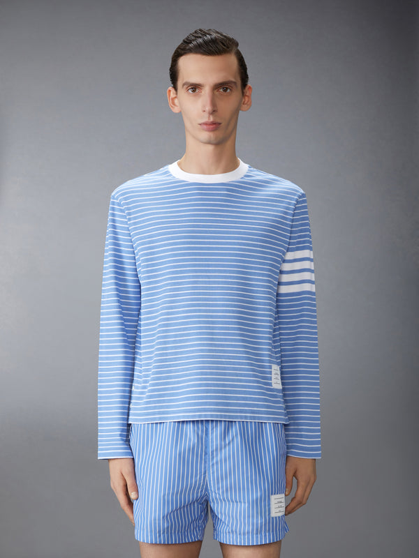 MILANO STRIPE 4-BAR LONG SLEEVE TEE - image 1