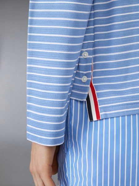 MILANO STRIPE 4-BAR LONG SLEEVE TEE