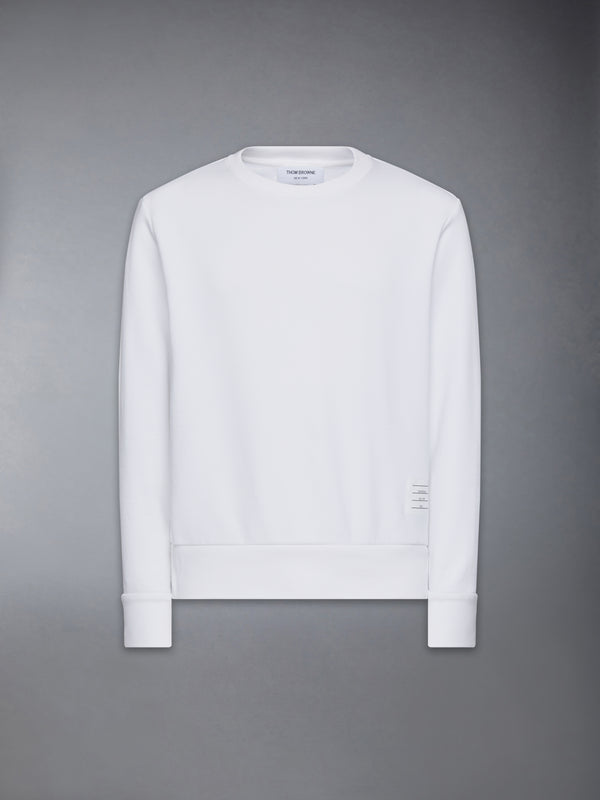 CLASSIC LOOPBACK CENTER BACK STRIPE CREWNECK PULLOVER - featured image