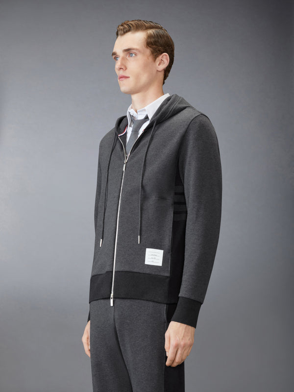 CLASSIC 4-BAR JERSEY ZIP UP HOODIE - image 4