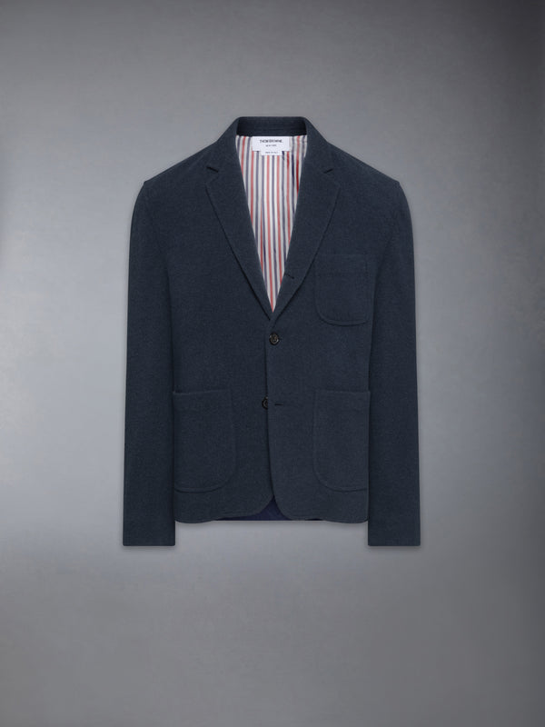 WOOL SILK PIQUE SACK JACKET - featured image