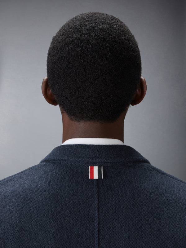 WOOL SILK PIQUE SACK JACKET - image 5
