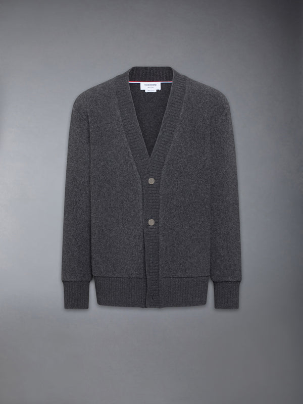 WOOL FLEECE OVERSIZED V NECK CARDIGAN - featured image