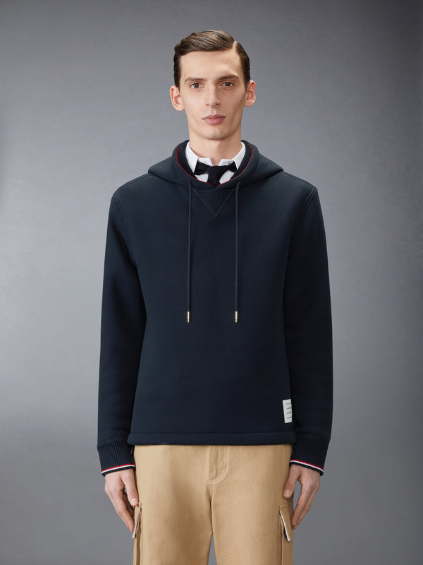 LOOPBACK OVERSIZED RWB STRIPE HOODIE - image 1