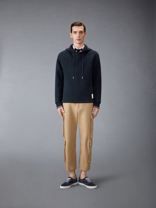 LOOPBACK OVERSIZED RWB STRIPE HOODIE - image 3