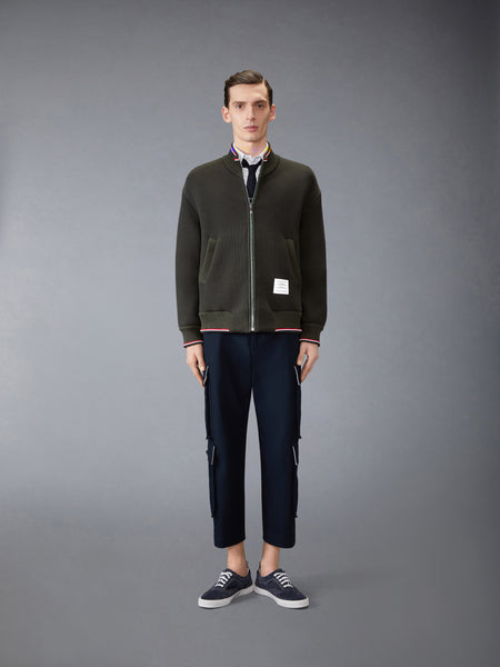 ループバック オーバーサイズ RWB ストライプ ジャケット