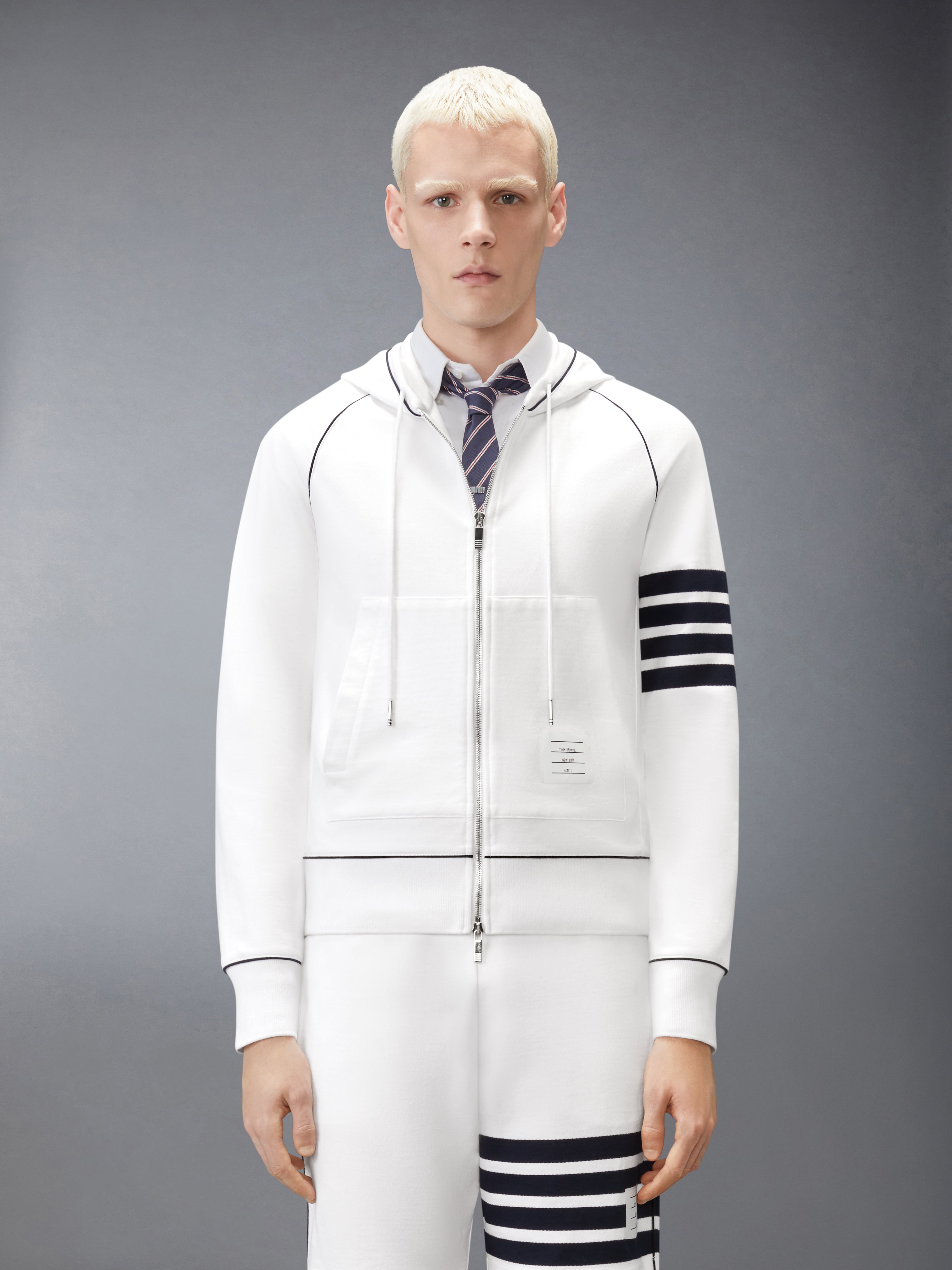 ループバック 4-BAR ジップアップ パーカー | Thom Browne