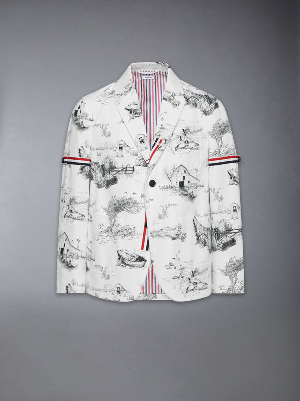 SCENIC TOILE COTTON CANVAS UNCONSTRUCTED SPORTCOAT - featured image