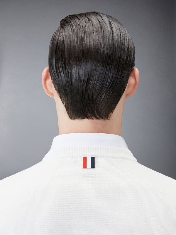 COTTON MILANO STITCH STRIPE PULLOVER - image 5