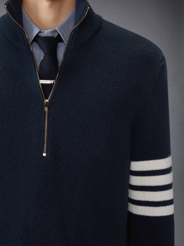 MERINO WOOL 4-BAR FUNNEL NECK PULLOVER - image 6