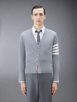 CLASSIC CASHMERE 4-BAR V-NECK CARDIGAN