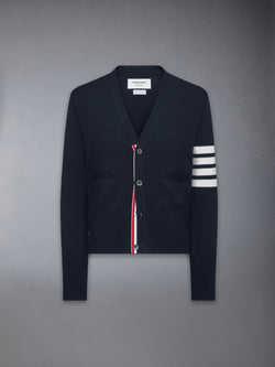 CLASSIC CASHMERE 4-BAR V-NECK CARDIGAN