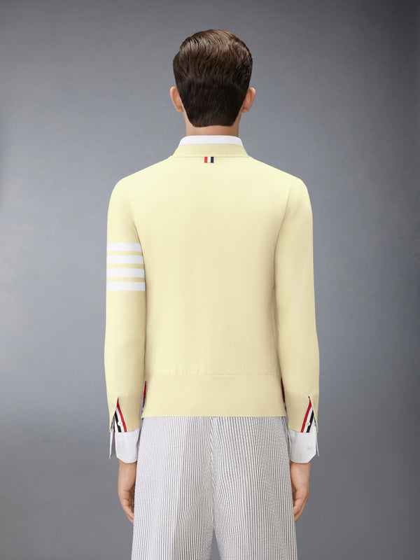 MERINO WOOL 4-BAR CLASSIC V-NECK CARDIGAN - image 2
