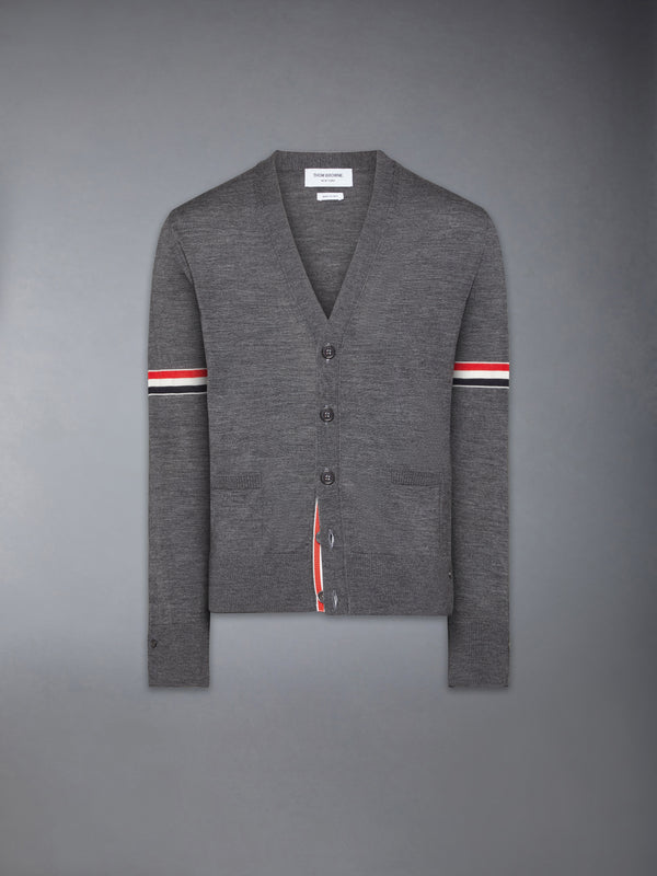 FINE MERINO WOOL RWB ARMBAND CARDIGAN - featured image