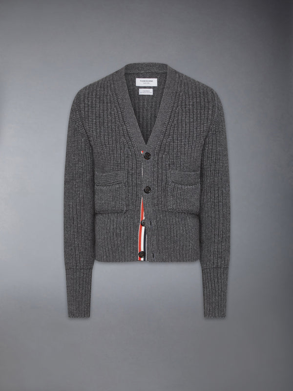 HALF STITCH CASHMERE CARDIGAN - featured image