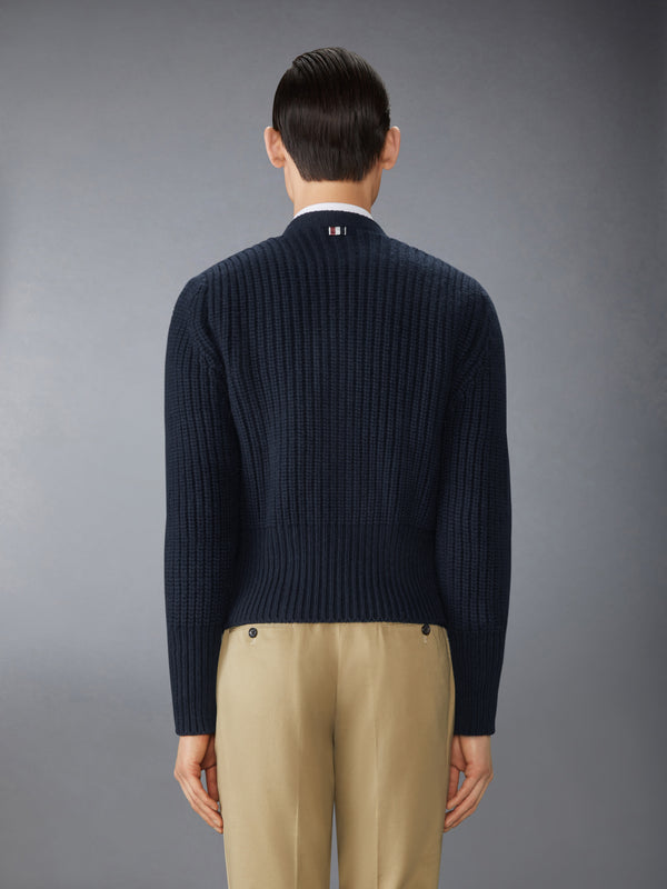 HALF STITCH CASHMERE CARDIGAN - image 3