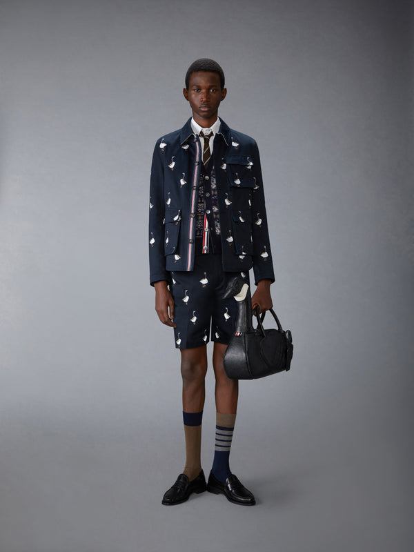 BRUSHED SHETLAND AND MERINO WOOL FUNMIX FAIR AILE JACQUARD V NECK CARDIGAN - image 3