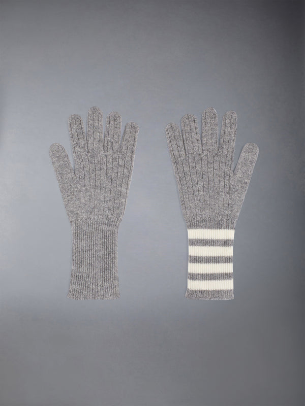 CASHMERE RIBBED 4-BAR GLOVES - image 3