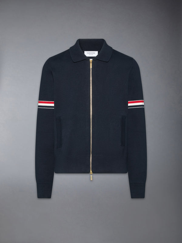 COTTON MILANO STITCH ARMBAND BOMBER JACKET - featured image