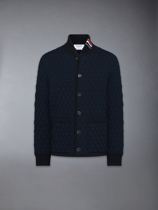 MERINO WOOL INTARSIA JACQUARD WORK JACKET - featured image