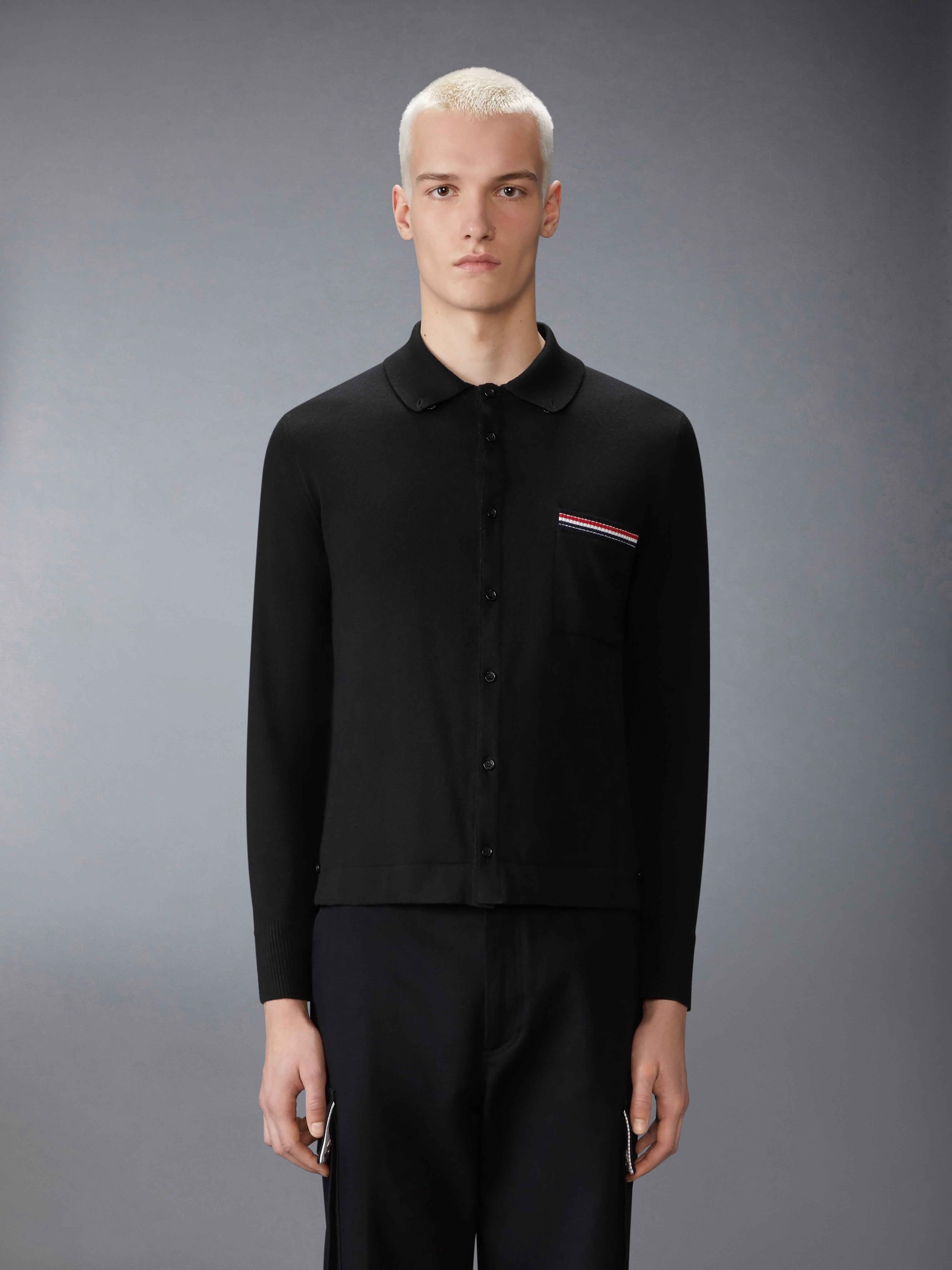 THOM BROWNE ロングTシャツ トムブラウン THOM BROWNE ロンT メンズ ロングTシャツ 長袖 裾