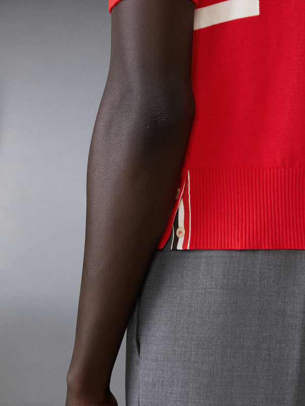 COTTON 4-BAR RELAXED FIT POLO - image 5