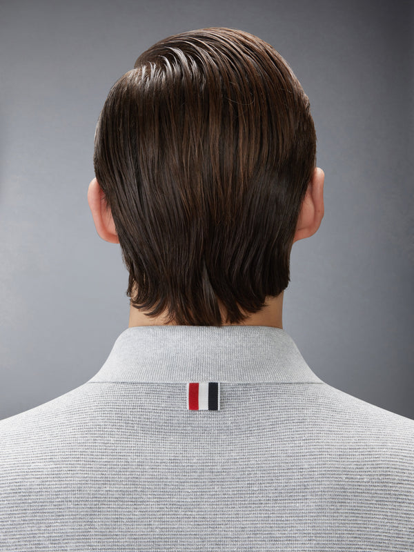 TEXTURED STRIPE STITCH 4-BAR RELAXED FIT POLO - image 4