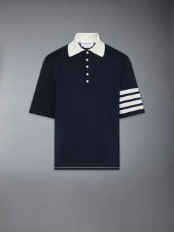 CREST INTARSIA JACQUARD 4-BAR RUGBY FIT POLO