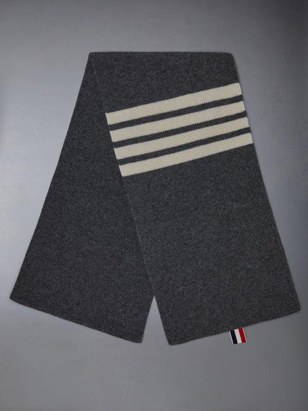 CASHMERE RIB 4-BAR SCARF - image 2