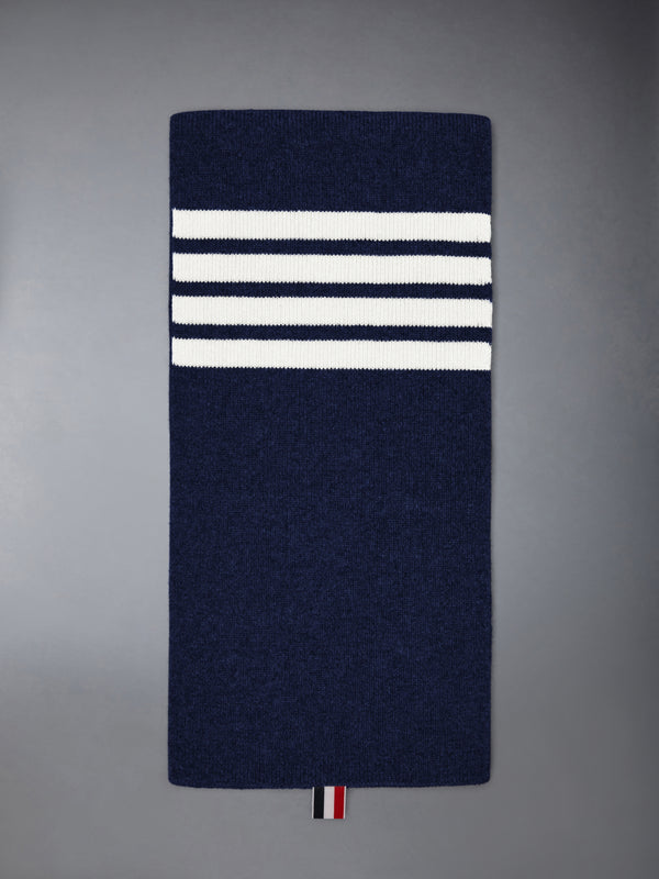 CASHMERE RIB 4-BAR SCARF - featured image