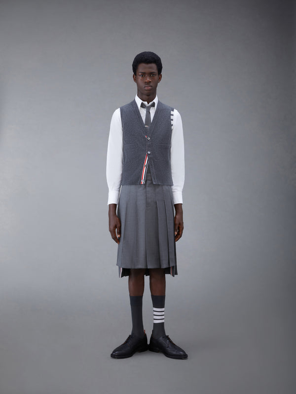 CLASSIC CASHMERE 4-BAR V-NECK CARDIGAN VEST - image 3