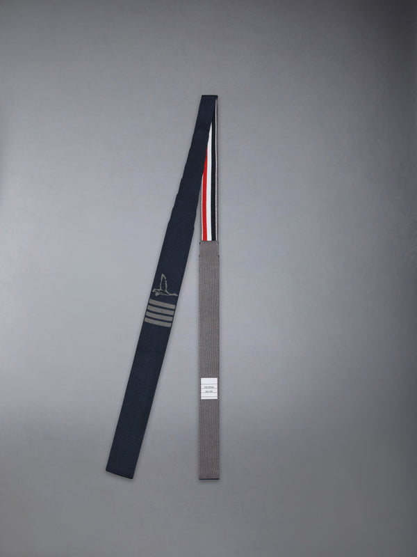 GEESE ICON JACQUARD 4-BAR SILK KNIT TIE - image 2