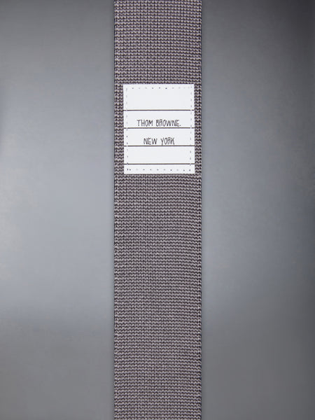GEESE ICON JACQUARD 4-BAR SILK KNIT TIE